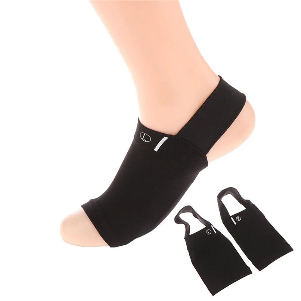 1 пара стелек с поддержкой свода стопы для женщин и мужчин, корректор плоскостопия, облегчение боли при подошвенном фасциите, носки-рукава, ортопедические стельки
