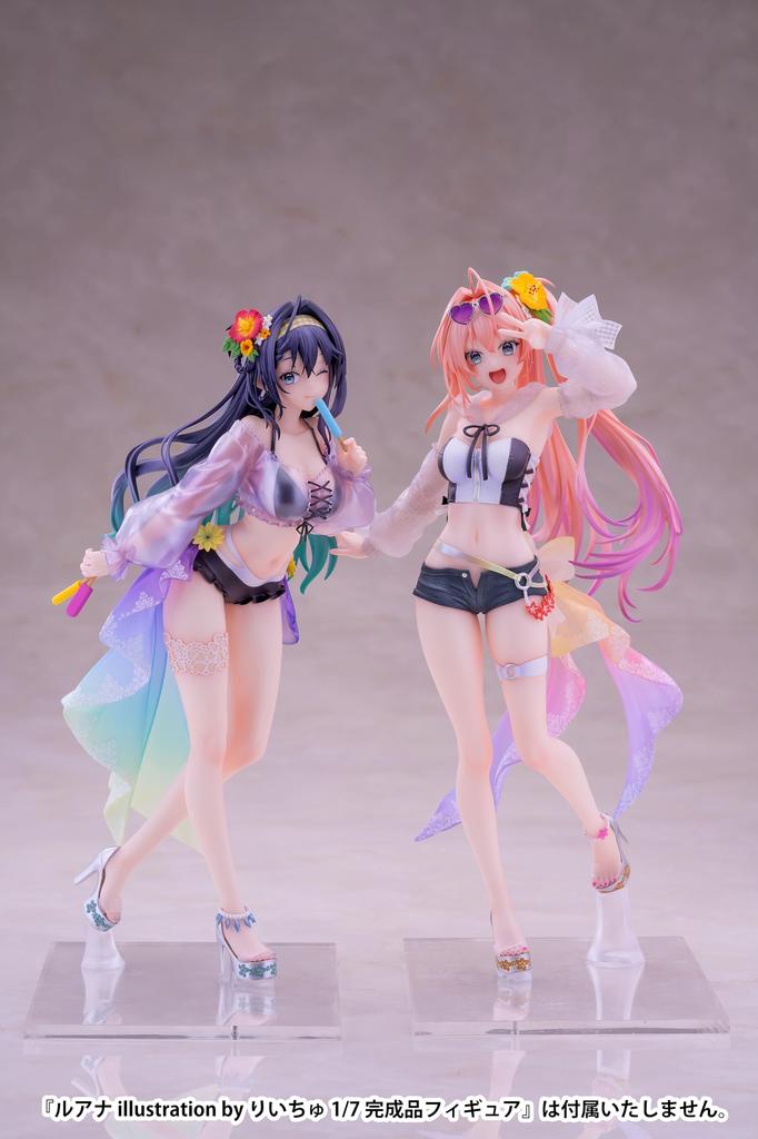 Фигурка Римо, иллюстрация Рианы от Риичи, высота 240 мм, шкала из АБС-пластика, готовая фигурка, окрашенная приблизительно. (включая пьедестал) ПВХ, 1/7