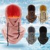 Windproof Sherpa Hood Ski Mask Thickened Winter Cycling Cap Ear Protection Cap  for Outdoor Sports