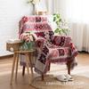 Retro Warm Sofa Towel European Fabric Sofa Chair Blanket Non-slip Double Sided Usable Couch Cover Jacquard Geometry Couch Cover
