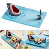 Rectangle Sushi Plate Shark Shape Rectangle Plate Unique Dumpling Plate Dessert Cheese Snacks