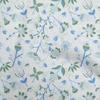 Cotton Flex Blue Fabric Florals Diy Clothing Quilting Fabric Print Fabric By Yard 40 Inch