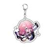 6 см Honkai Star Rail Аниме Игра Брелок Двусторонний Мультяшная Фигурка Lunae Blade Брелок для Женщин Автомобиля Сумки Телефона Подвеска Подарки
