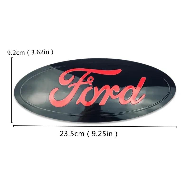 Car Sticker Ford New 2025 Hot 23.5cm Alloy Car Front Hood Emblem for Ford Explorer Edge Everest Ranger/T8 F150 After 2019 Transi