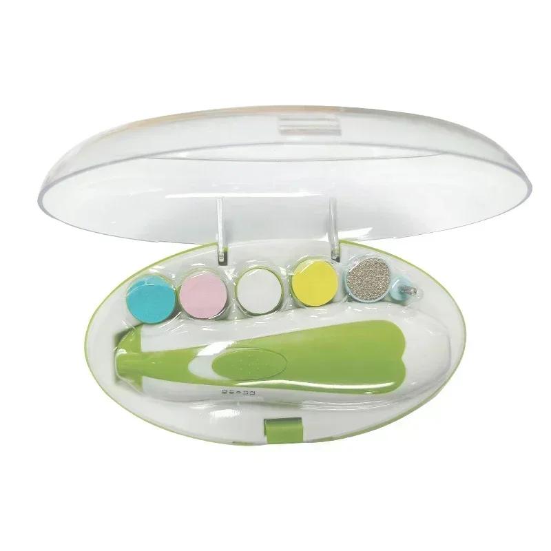 Нетоксичный Электрический Триммер для Ногтей Младенца Детские Товары Полировщик Ногтей Ребенка Инструмент Набор для Ухода Легко Подстригать Пилочка для Ногтей Вещи для Новорожденного Ребенка Аксессуары для Малыша