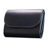 Kotocal Mini Wallet Genuine Leather Gion Bill Does Not Fold Bifold Small Wallet Black Black [COTOCUL] Men's (Black)