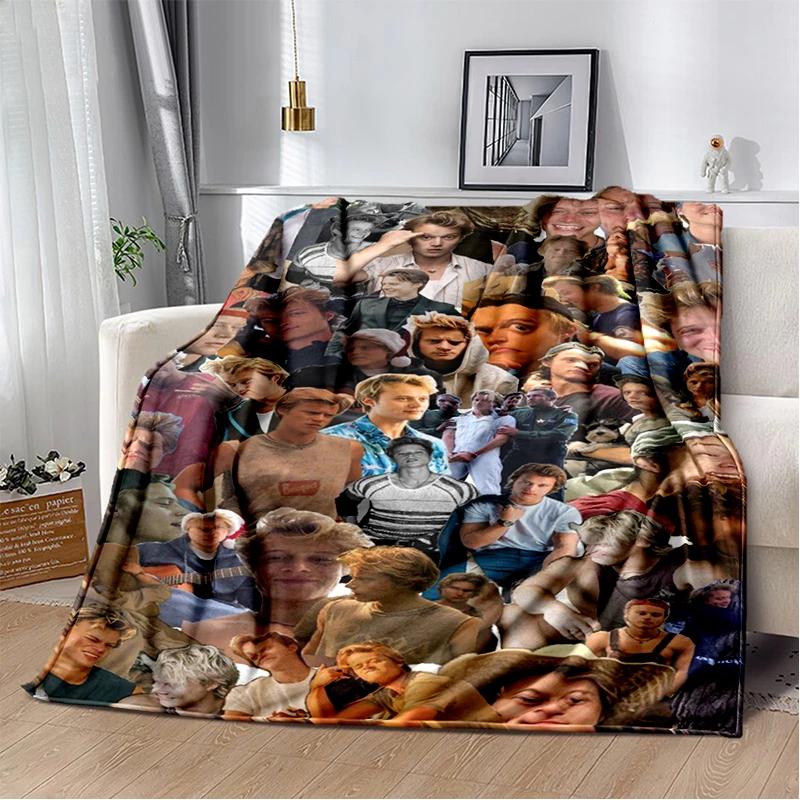 JJ Maybank 2025 New Style Rudy PankowStar Flannel Blanket,Soft Throw Blanket for Home Bedroom Bed Sofa Travel Cover Kid Gift