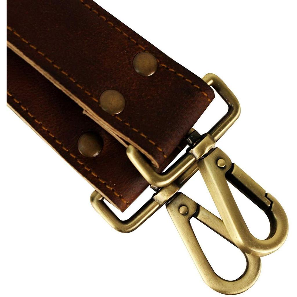 Длинный сменный ремешок, коричневая золотая фурнитура, женская сумка на плечо из натуральной кожи