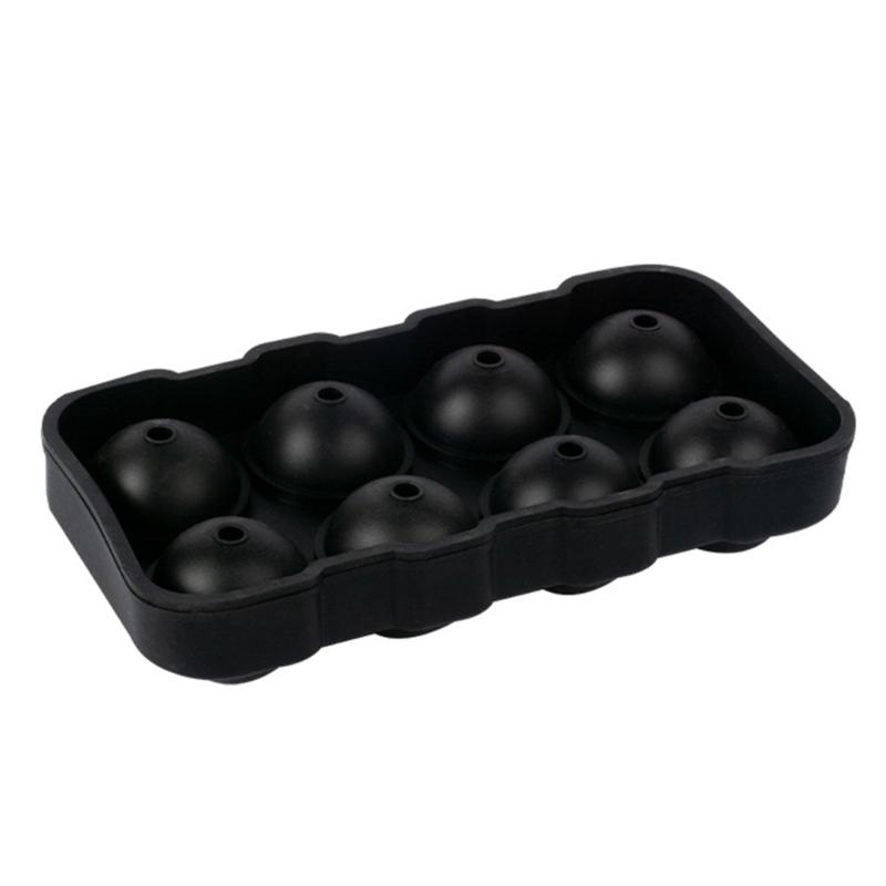 Ice Balls Maker Reusable Ice Cube Tray Easy Release Silicone Square Round Ice Cube Tray for Whiskey Cocktails Bourbons