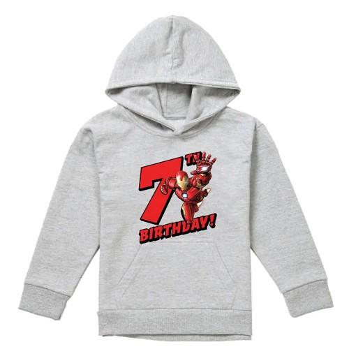 Marvel Childrens/Kids Iron Man 7th Birthday Hoodie