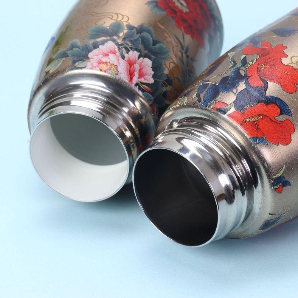 300ml Insulated Cup Stainless Steel Slim Insulated Thermal Water Bottle Outdoor Hiking