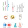 Ergonomic Crochet Hook Set with Crochet Knitting Accessories for Beginner Hobbyist Adult Knitting Crocheting Project