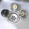 Stainless Steel Kitchen Sink Stopper Plug Bathroom Drainer Strainers Basin Water Filter Cover
