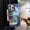 Эстетичный аниме-пейзаж Ударопрочный чехол для телефона для iPhone 17 Air 16 16E 15 Pro Max 14 Plus 13 Mini 12 Задняя крышка Противоударные Fundas