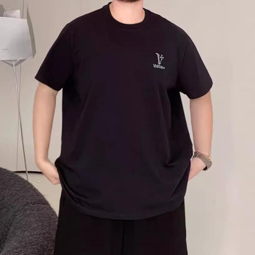 Трендовая футболка с принтом алфавита, дышащая, влагоотводящая, мужская, свободного кроя - Устойчивая к сминанию, повседневная спортивная футболка с коротким рукавом