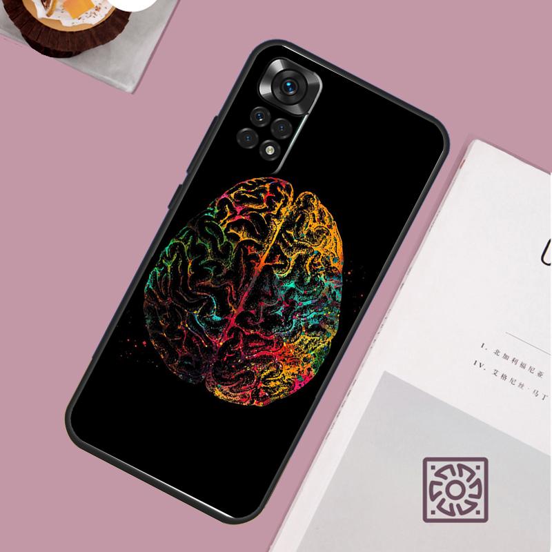 Чехол для телефона 'Человеческое сердце Мозг Легкие' для Xiaomi Redmi Note 13 12 12S 12C 13C 10 10C 9 9C 10S 11S 11 Pro Мягкий чехол