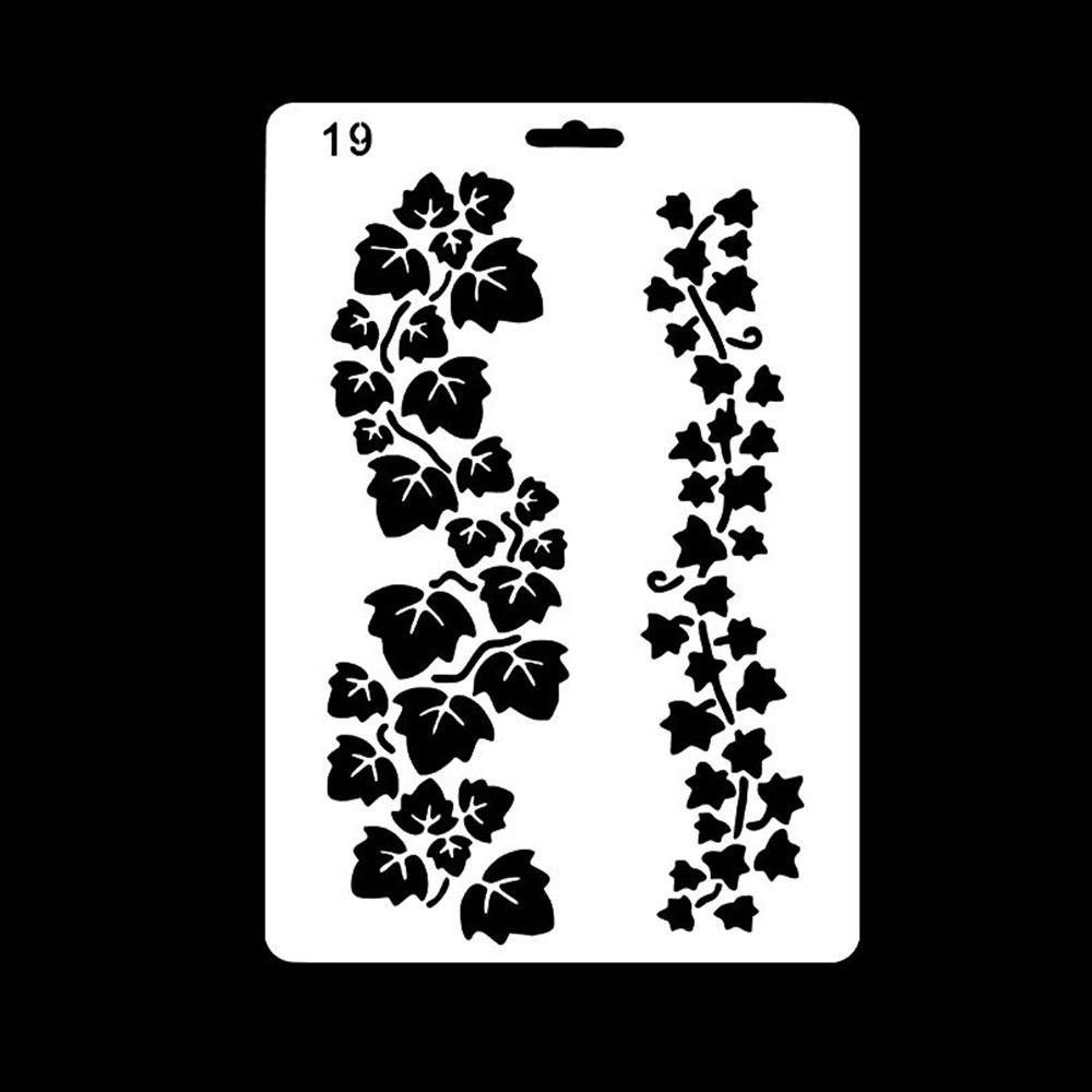 Reusable Face Paint Templates Hand Painting Tattoos Makeup Tools DIY Body Art Paint Stencils Party