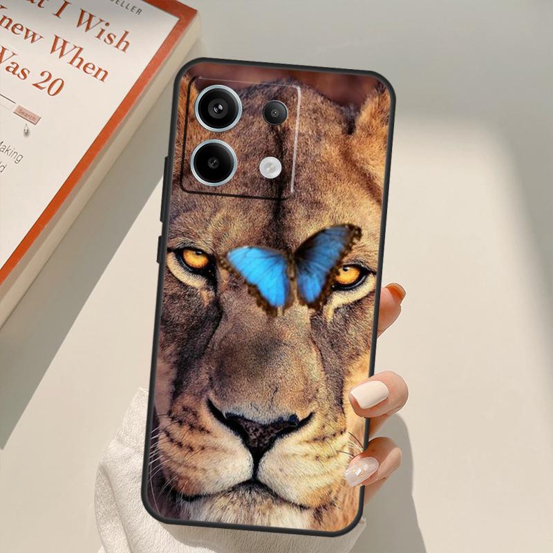Чехол Lions Для Xiaomi Redmi Note 13 14 9 10 12 11 15 Pro Plus Чехол Для Redmi 15 C 12C 13C 14C 10C