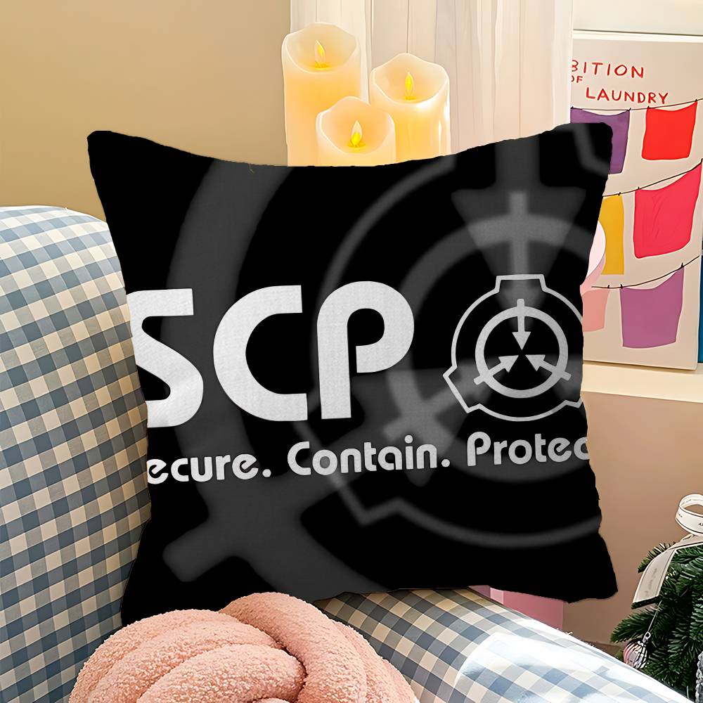 Популярная тональная основа Scp F-Foundation Игра Дизайн клена Подушка-кушон Счастливый Осенний Урожай Декор Праздничный Декор Наволочка