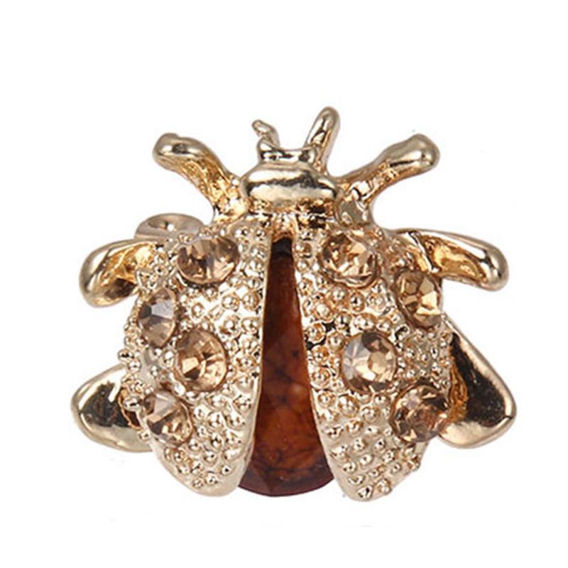 Мультяшный Жук Брошь Студент Милая Брошь Животное Красочные Маленькая Божья Коровка Брошь Насекомое