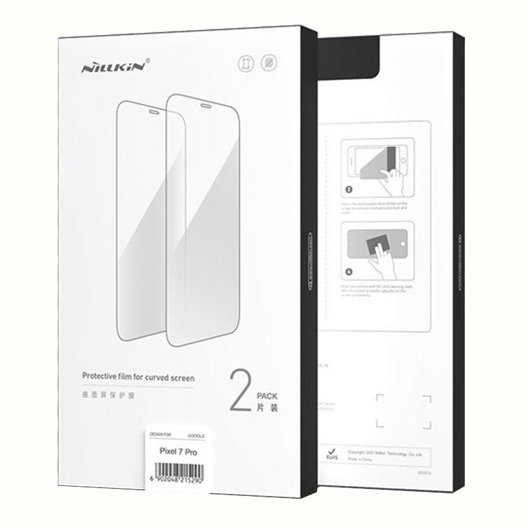 2x NILLKIN 3D PMMA Screen Protector for Google Pixel 7 Pro, Black