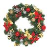 Christmas Welcome Santa Claus Wreath Stickers Christmas Home Door Window Decals ARI