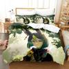 Кавайная пододеяльник Genshin Impact Тигнари для мальчиковой спальни Односпальный Twin Full Queen King Размер 2025 Покрывало Наволочка
