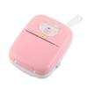 Карманный термопринтер HD Мини Многофункциональный Bluetooth Принтер для телефона для студентов Розовый