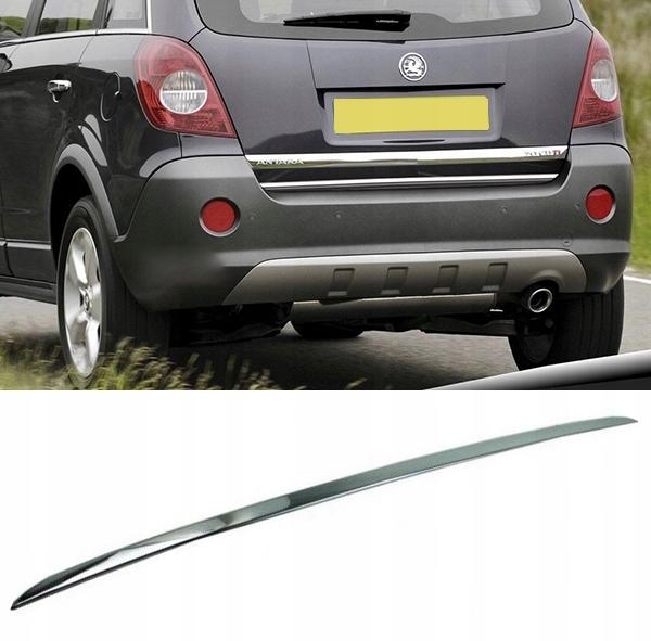 Opel ANTARA — Хромированная отделка багажника — Акцент на задней двери — Деталь задней части автомобиля премиум-класса — Усилитель блеска