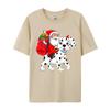 Matching Family Funny Santa Riding Dalmatian Dog TShirts Tops Shirts New Coming ONeck Casual 100 Cotton Unisexs T Shirts