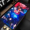 Расширенный игровой коврик для мыши Jujutsu Kaisen с прошитыми краями, настольный коврик с нескользящей основой, коврик для клавиатуры компьютера для ноутбука
