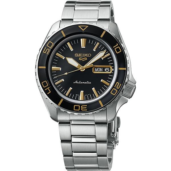 Seiko 5 Sports SKX Series Men's Automatic Wrist Watch - Silver / Black SBSA299 SBSA005 SBSA003 SBSA001 SBSA013 SBSA259 SBSA261 SBSA309 SBSA307 SBSA305
