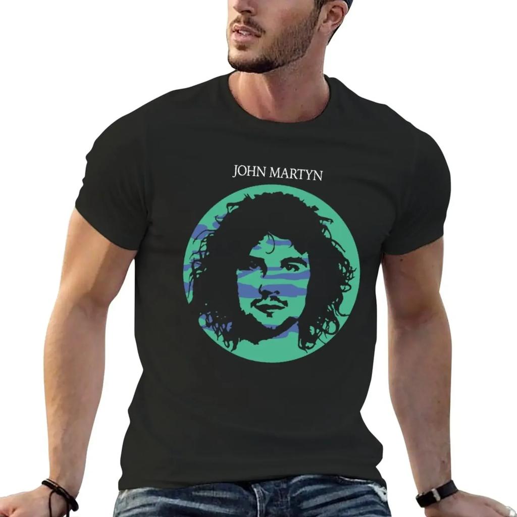 Новая футболка John Martyn Оверсайз футболки Хиппи одежда Футболка на заказ Футболки для мужчин 2025 Новая модель