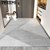 Entrance Mat Light Luxury Home Door Mat Dirt Resistant Entrance Mat Shoe Changing Mat Gray Entrance Carpet