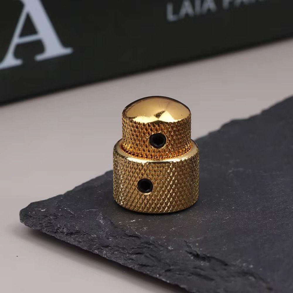 3Pcs Portable Dual Concentric Stacked Control Knobs Tone Volume Blend Knobs Cover  Guitar Parts