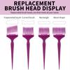1Set Easy Clean Hair Dye Brushes Replacement Set Hairdressing Tinting Coloring Tools  Barber