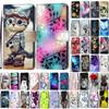 Fashion Leather Flip Case For Iphone 14 Pro Max 14plus 14pro Personalized Painted Wallet Card Holder Stand Book Cover