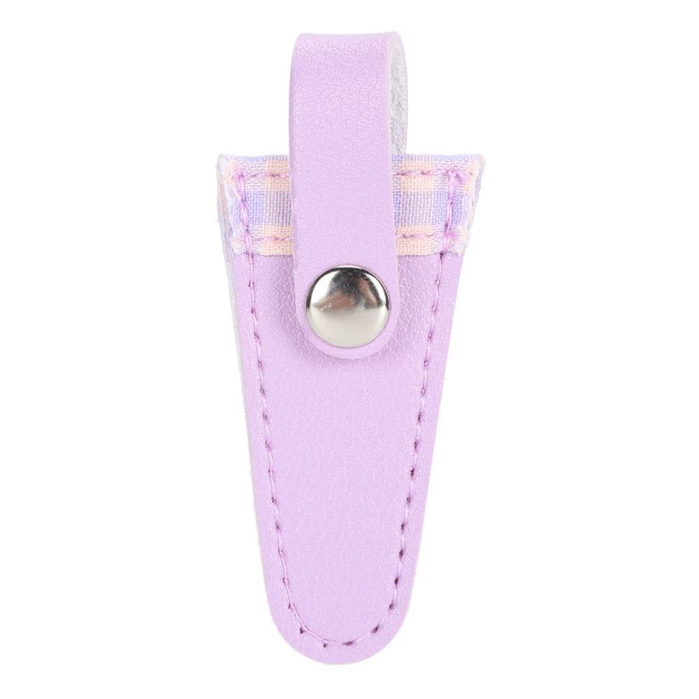 PU Leather Scissors Protective Cover Compact Size Protective Scissors Sheath  For Sewing