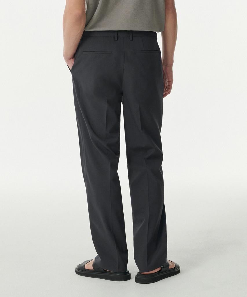 MUSINSA STANDARD Cool Touch Semi-Wide Hidden Banding Slacks [Gray]