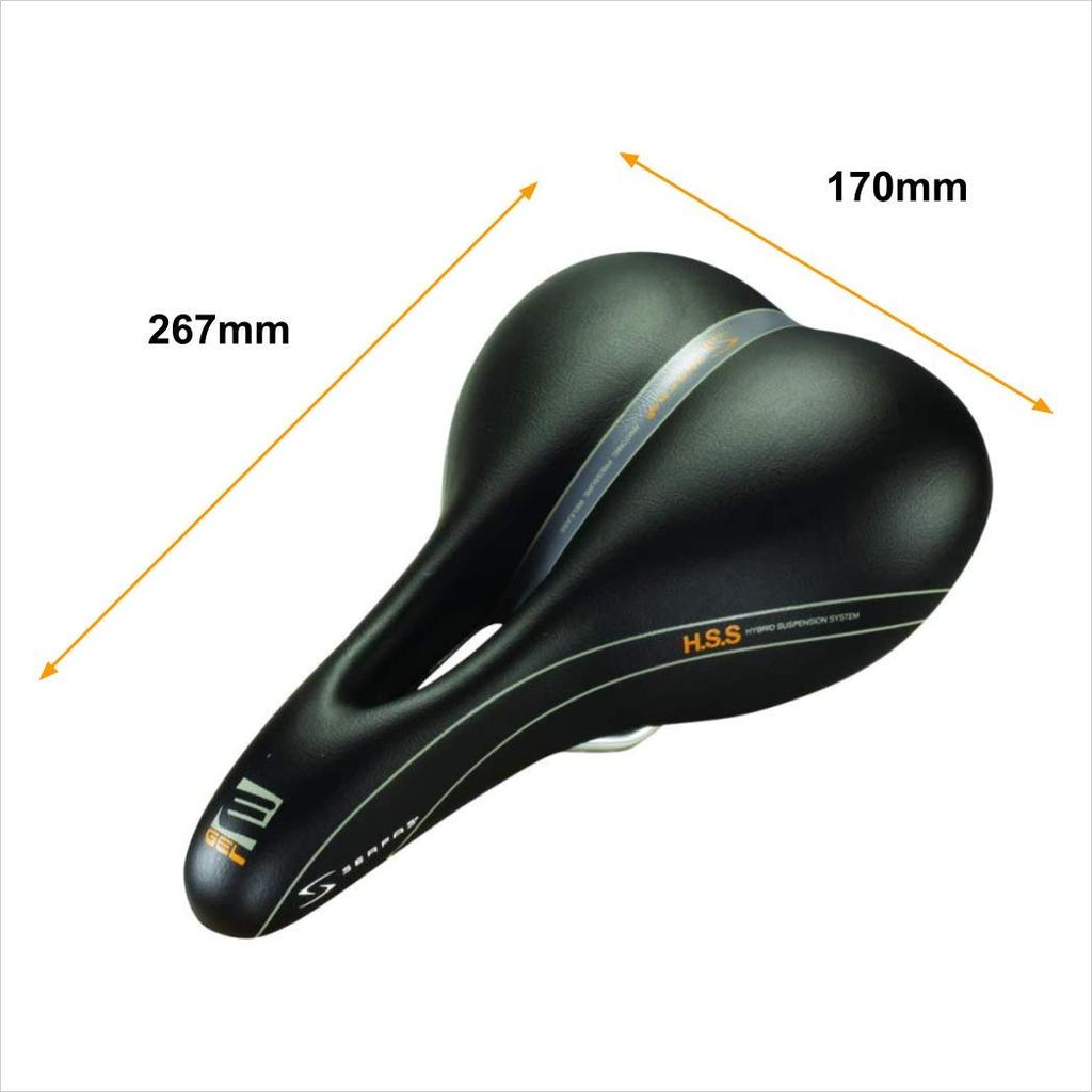 Велосипедное седло SERFAS Comfort Shock Absorbation Egel Hybrid Cutout EG-8240C