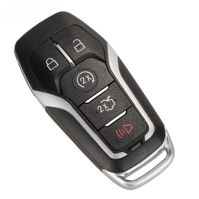Smart Remote Key Case 3/4/5 Button for Ford Mustang Edge Explorer Fusion Mondeo Kuka Car Key Shell Uncut Blade