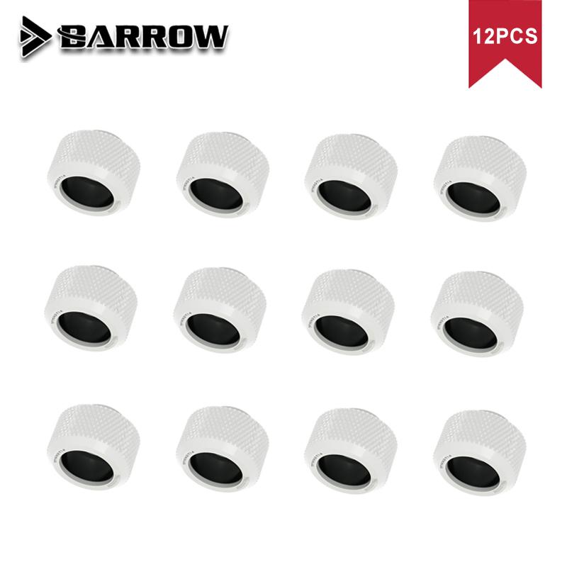 Anti-Off Tpye Hard Tube Fitting Barrow Adapter Suitable For OD14mm / OD16mm Rigid Pipe Water Cooling, 8/10/12pcs/lot, TFYKN2