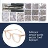Assorted Screw Nut Eyeglasses Repairing Set Nose Pad Hand Tool Sets Nose Pad Replacement