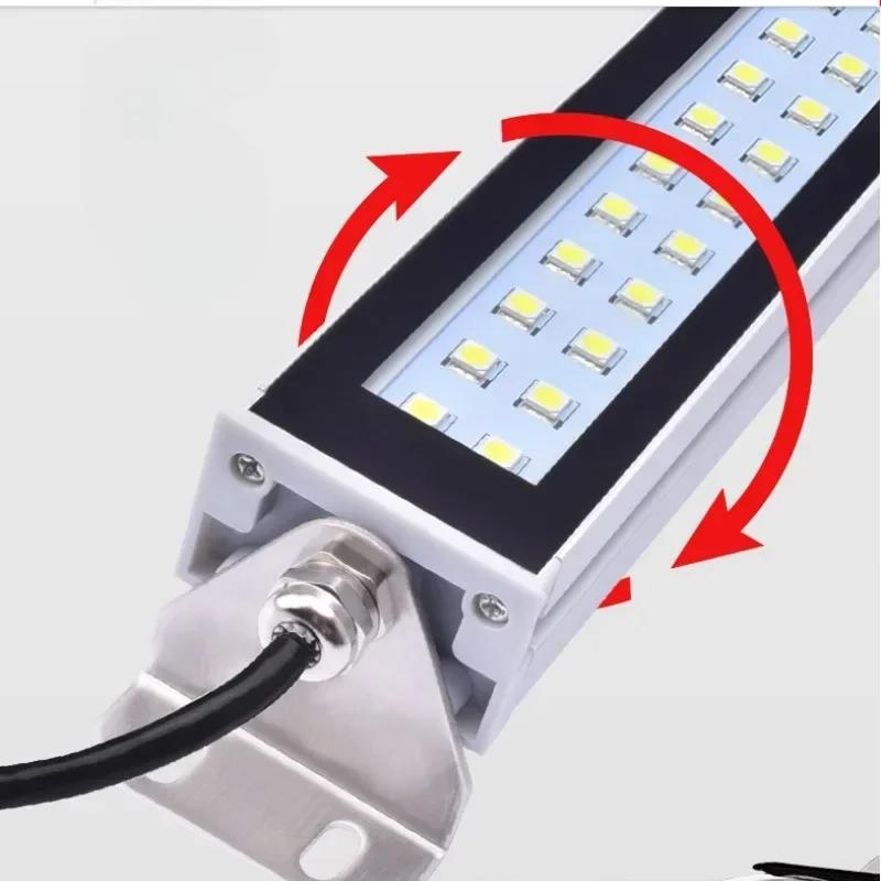 DC 24-36V IP67 маслостойкая пылезащищенная светодиодная лента для освещения станков токарный станок фрезерный станок с ЧПУ рабочая лампа взрывозащищенная промышленная