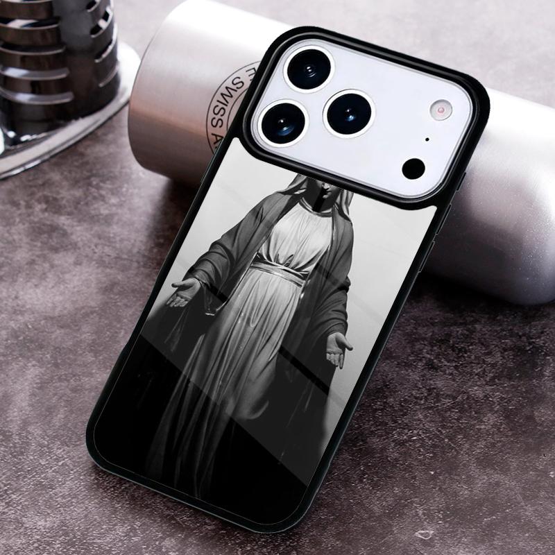 Чехол для телефона с изображением Девы Марии для iPhone 17,16e,15,14,13,12,11,Mini,Pro,MAX мягкий силиконовый чехол