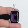 Красивый кулон с аметистовым камнем, серебро 925 пробы — дизайн ручной работы, повседневные украшения, уникальные кулоны с аметистом, подарки для вечеринок