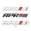 3D Хромированный Черный Логотип APR Stage III 3+ ABS Эмблема Буквы Наклейка Значок На Багажник Автомобиля Для R8 RS A3 A4 Q5 Наклейка APR Аксессуары