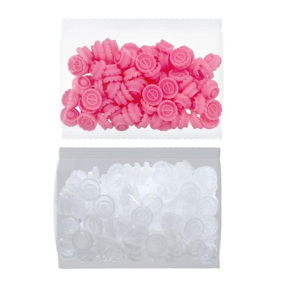 100Pcs/Bag Glue Cup Portable Beauty Accessory Long Usage Term Useful Eyelashes Quick Flowering Holder Stand for Household