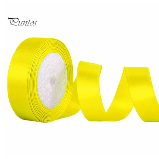 22.8m Solid Color Ribbon 2cm Width Packaging Ribbon Polyester Cake Box Ribbon for Wedding Decor Bouquets DIY Projects