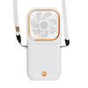Necklace Fan Mini Wearable Fans Foldable Hanging Fan USB Rechargeable 3 Speed Fan with Phone Holder